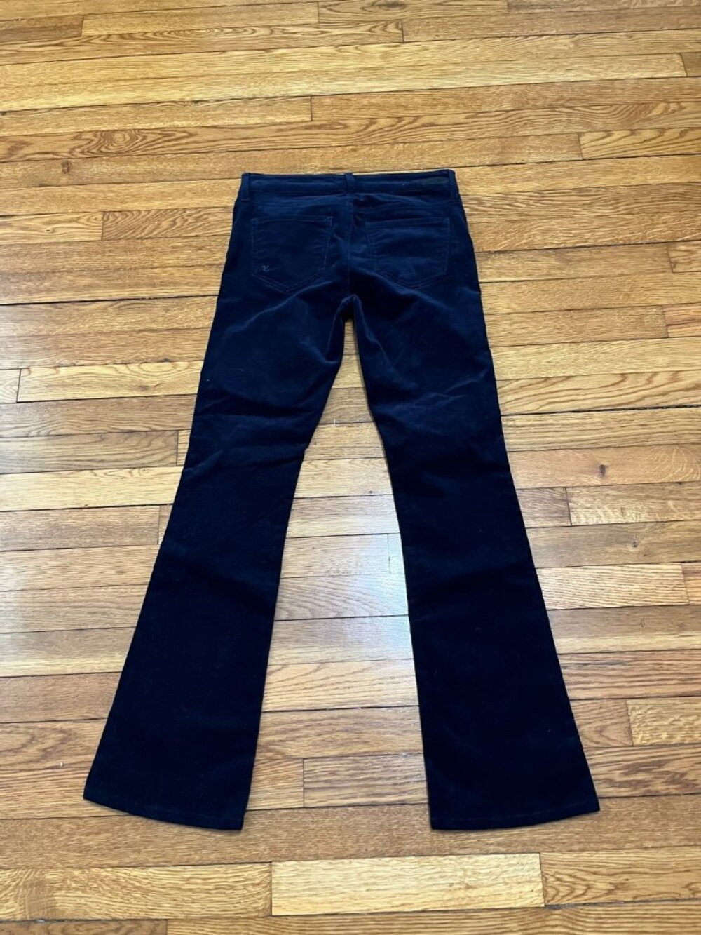 Kut from the Kloth Karen Baby Bootcut Corduroy Pants Blue Women's Size 0 - Picture 4 of 4